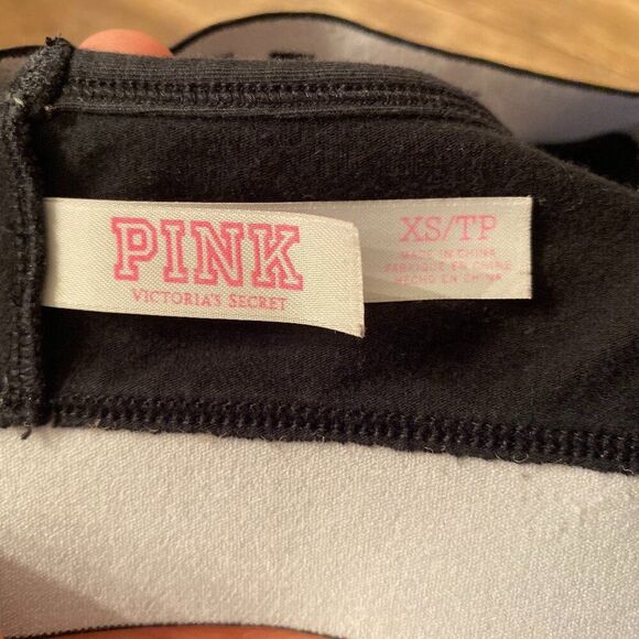 PINK NATION Victoria's Secret Pink Crop Sports Bra Wireless XS Extra Small - Picture 3 of 3